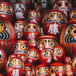Daruma porte bonheur